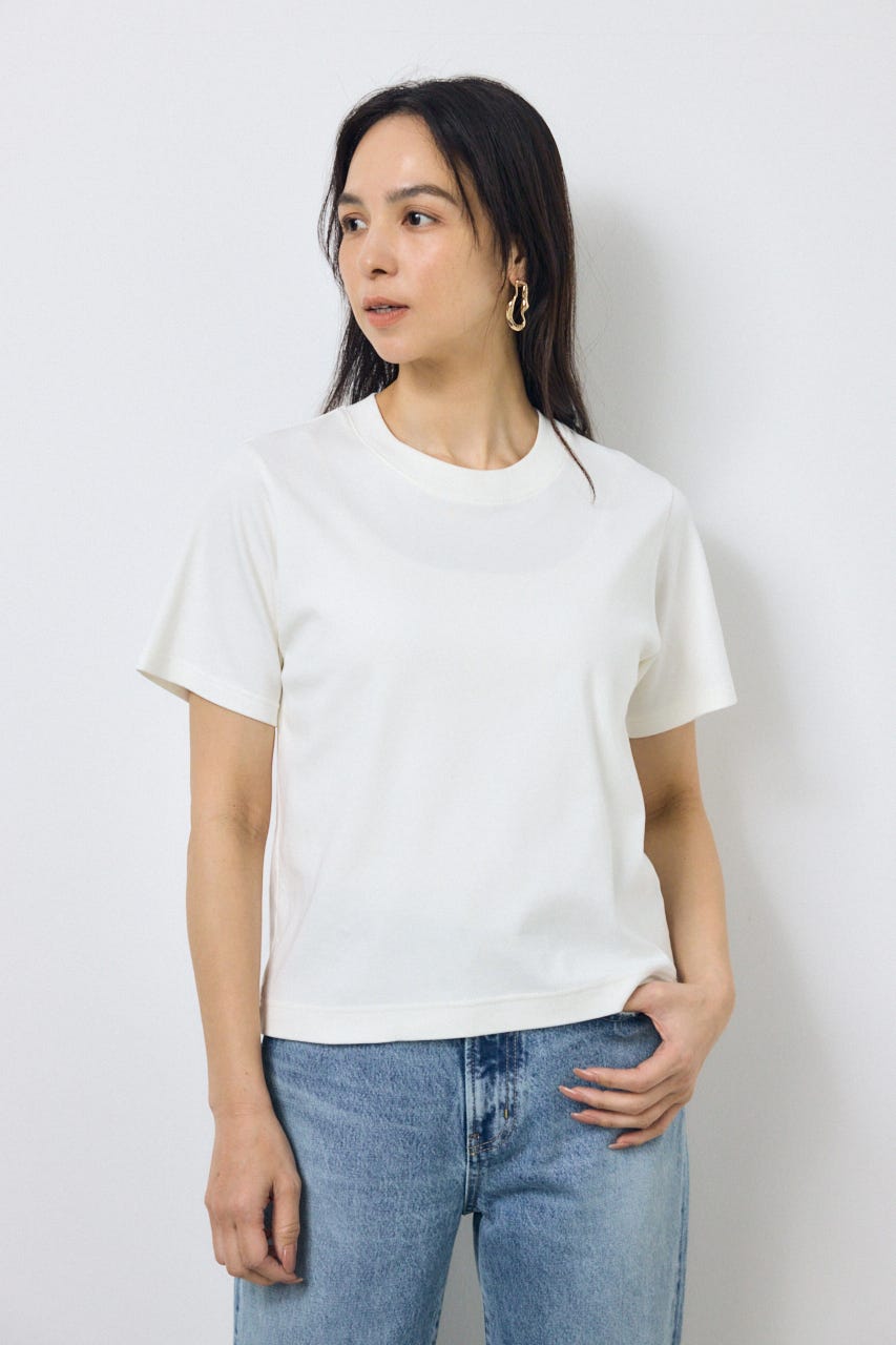 プレミアムコットンベーシック半袖Tシャツ O/WHT S