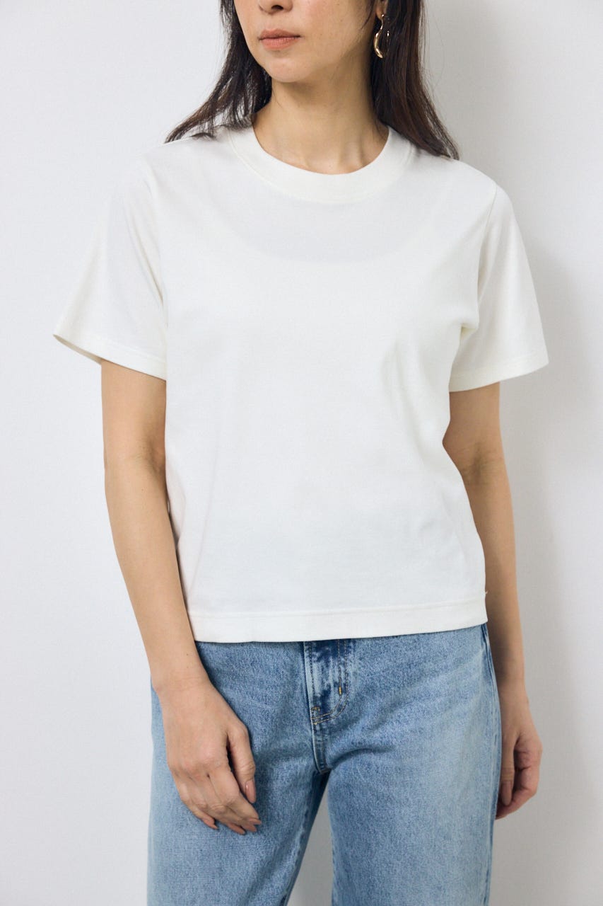プレミアムコットンベーシック半袖Tシャツ O/WHT S