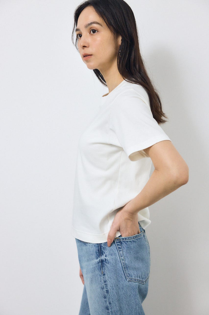 プレミアムコットンベーシック半袖Tシャツ O/WHT S