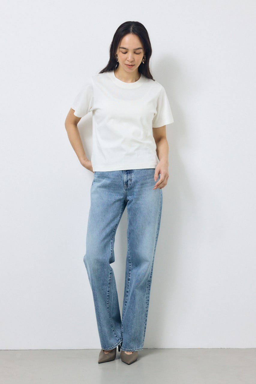 プレミアムコットンベーシック半袖Tシャツ O/WHT S