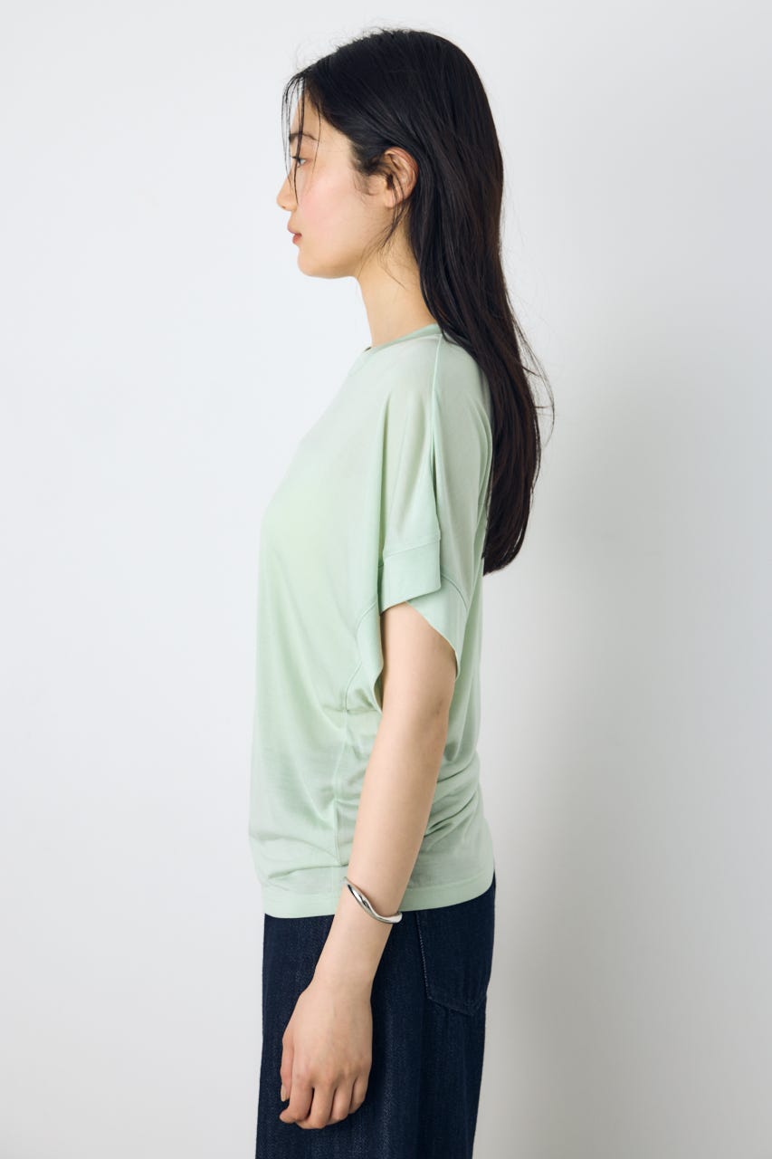 ドレープフレンチスリーブTシャツ MINT M