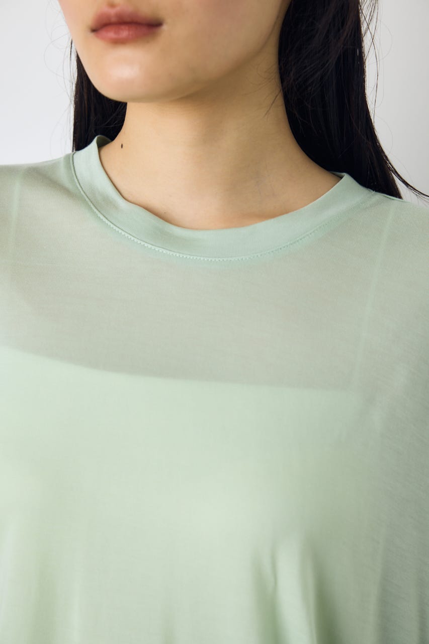 ドレープフレンチスリーブTシャツ MINT M