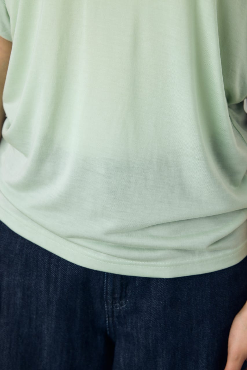 ドレープフレンチスリーブTシャツ MINT M