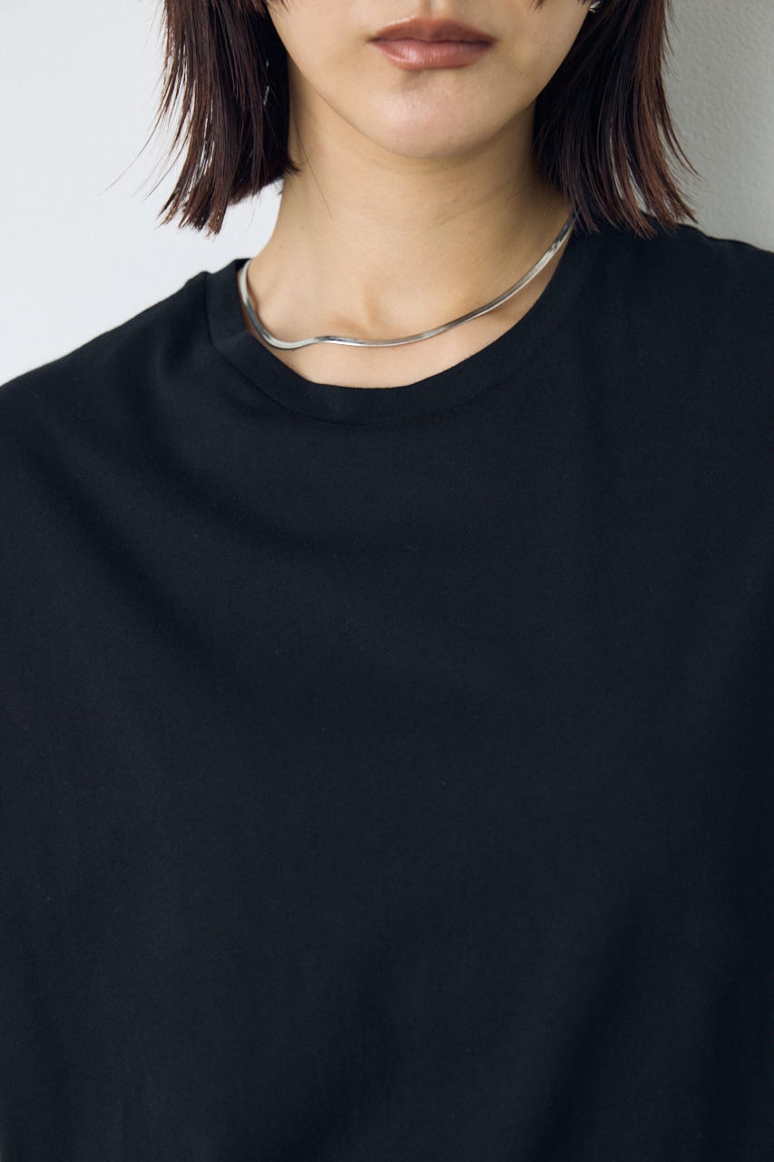 リュクスフローノースリーブトップス BLK M