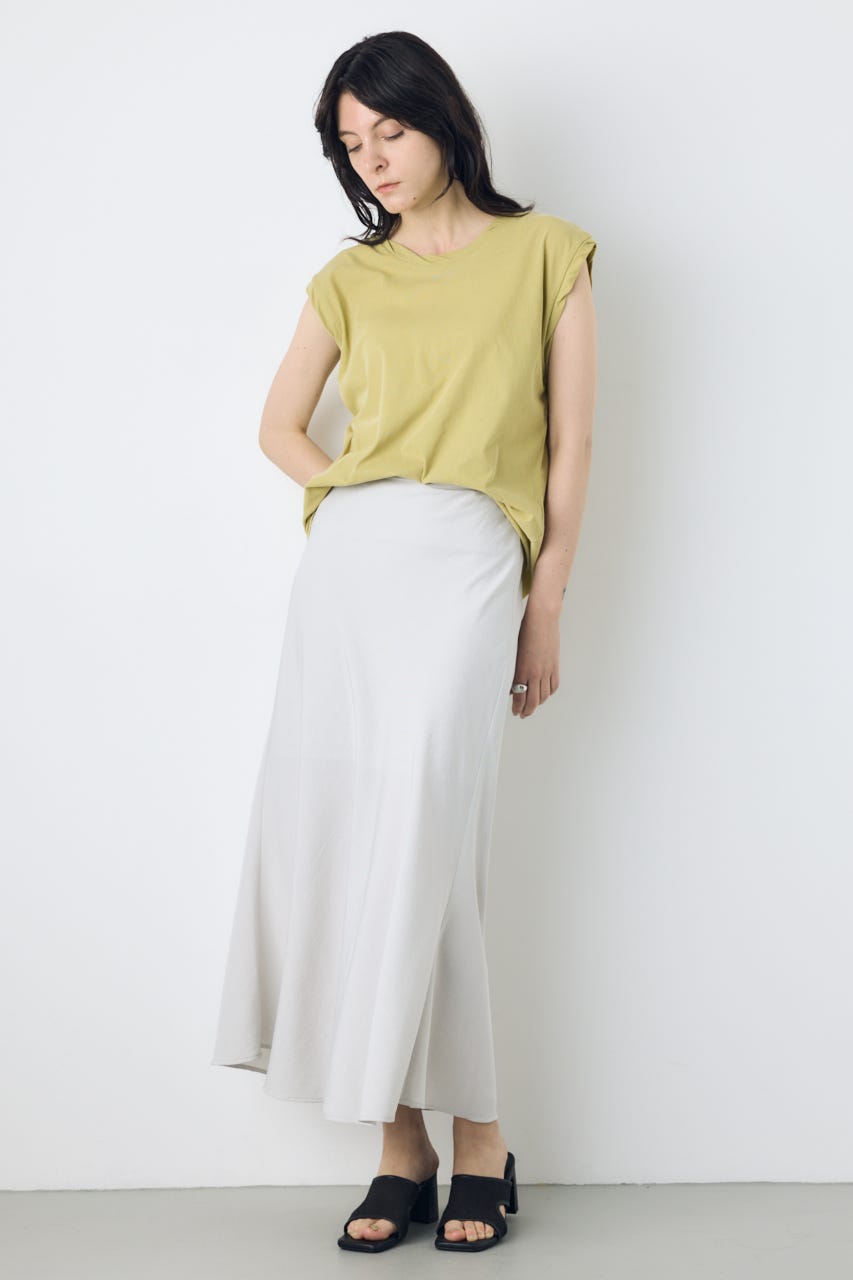 ドライタッチツイストネックタンクトップ LIME S