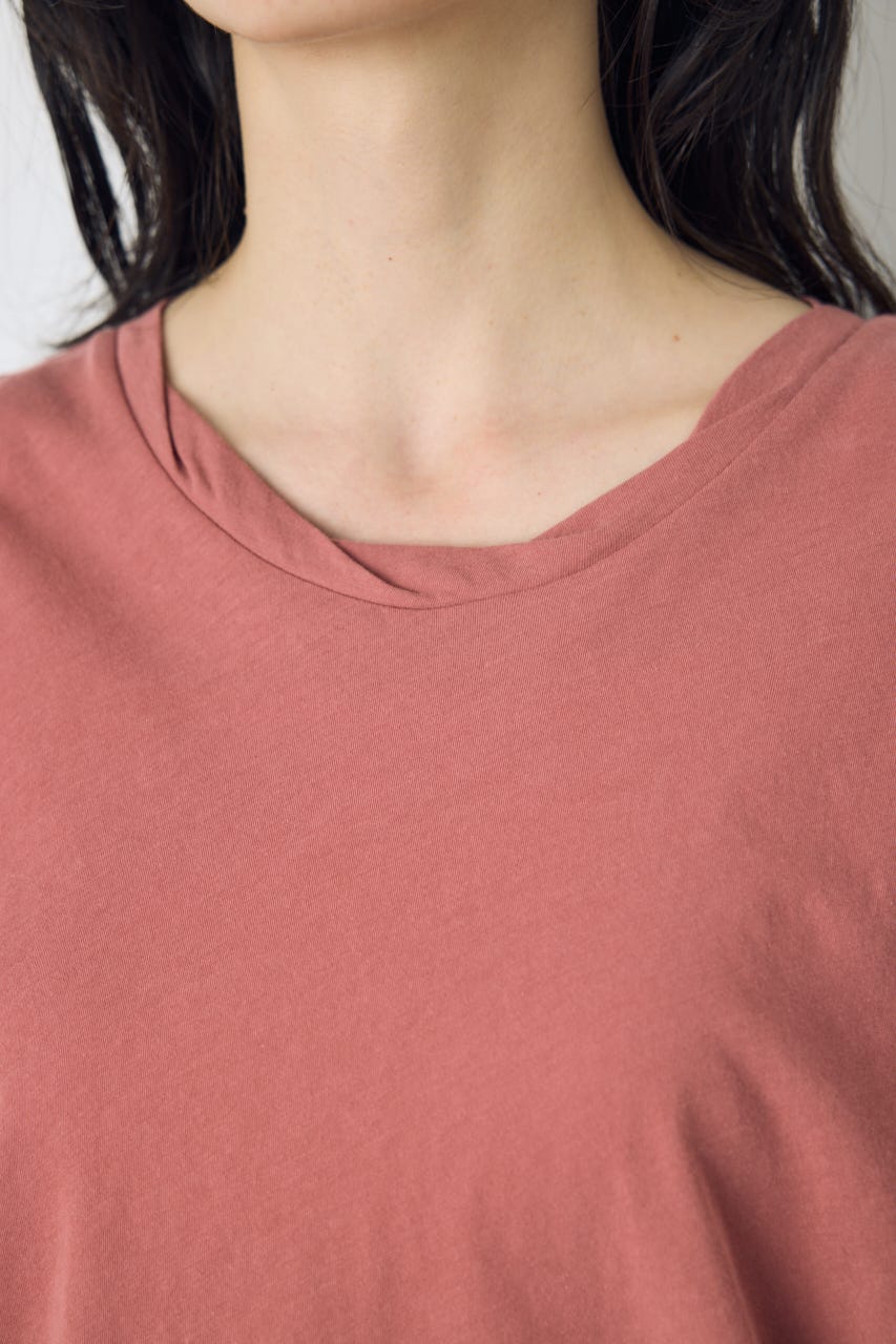 ドライタッチツイストネックタンクトップ PNK S