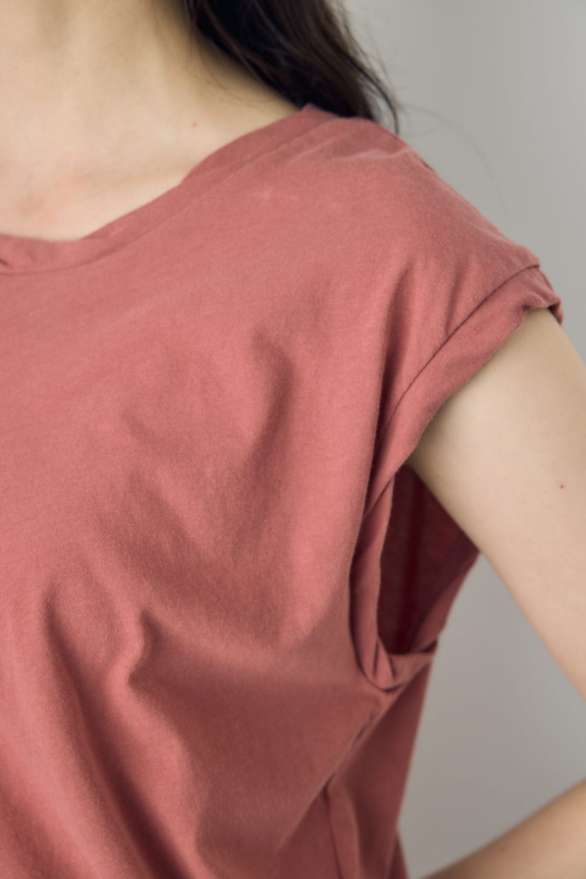 ドライタッチツイストネックタンクトップ PNK S