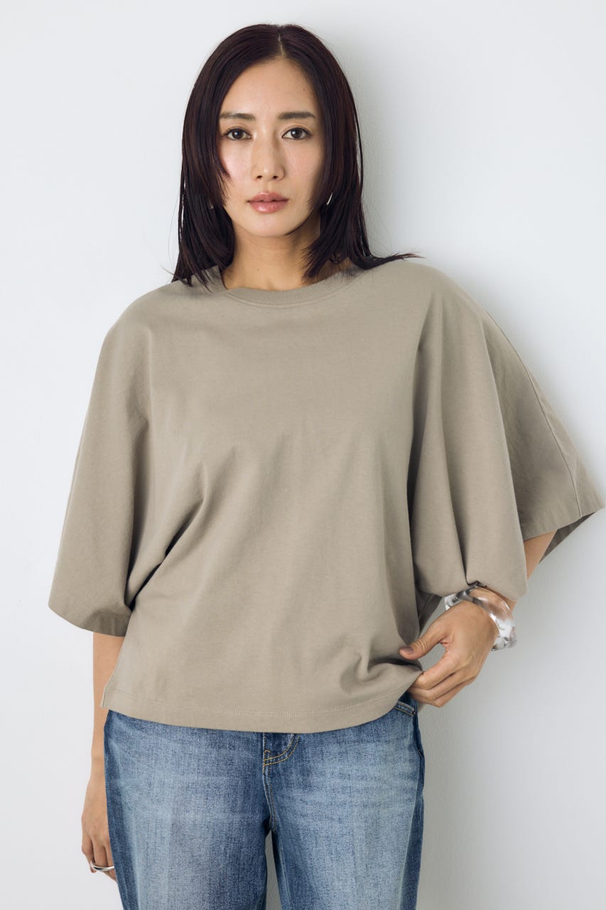 アーバンコットンドルマンTシャツ D/BEG M