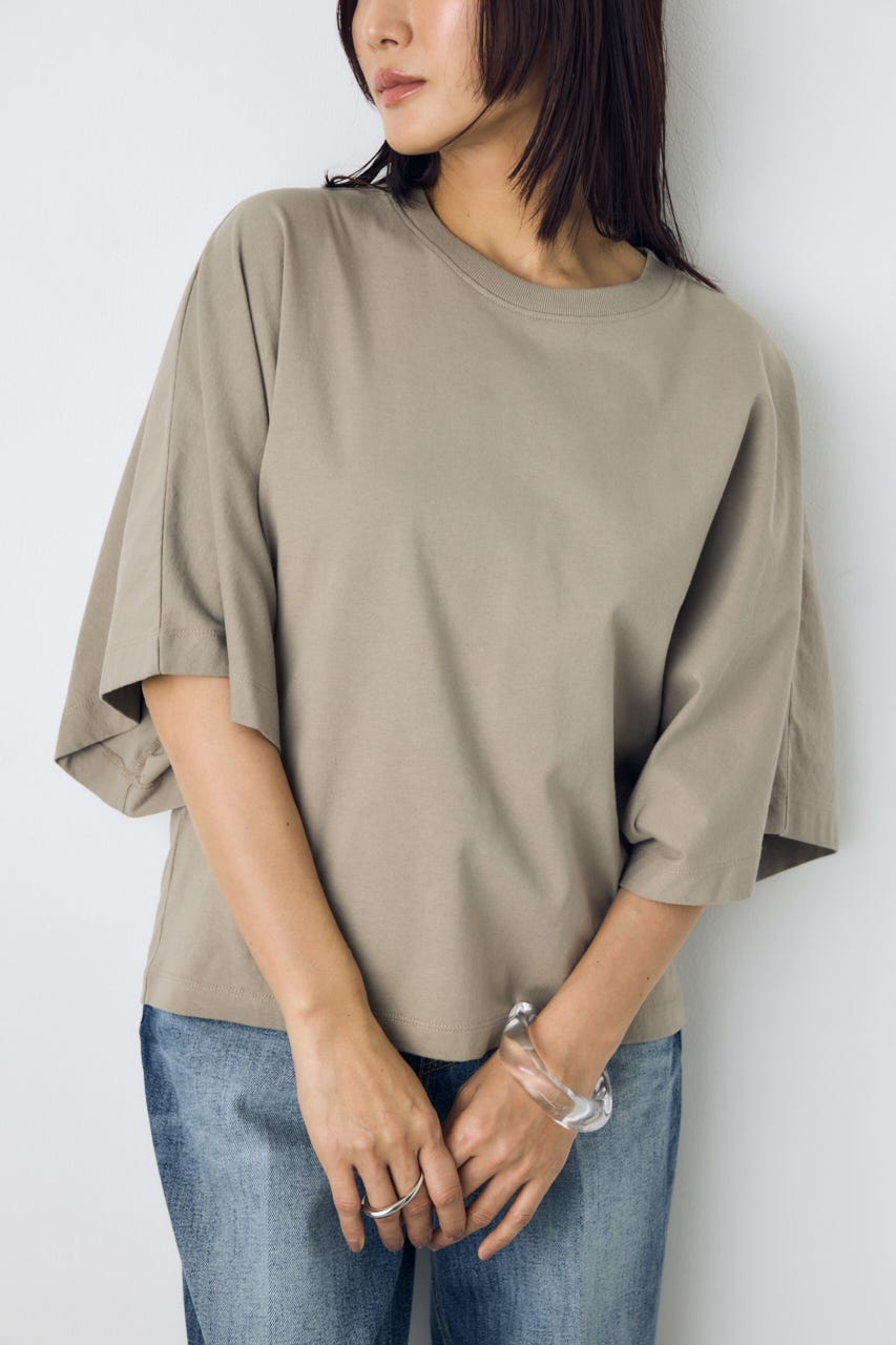 アーバンコットンドルマンTシャツ D/BEG M