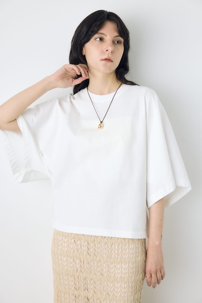 アーバンコットンドルマンTシャツ O/WHT M