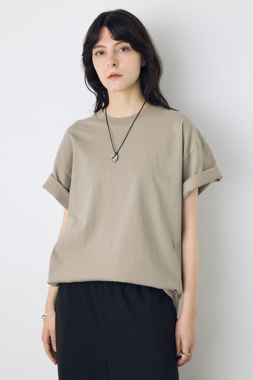 アーバンコットンルーズTシャツ D/BEG S