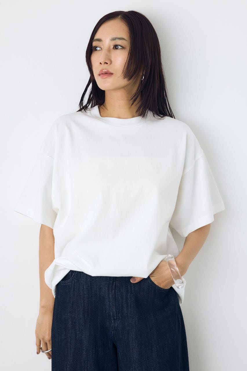 アーバンコットンルーズTシャツ O/WHT S