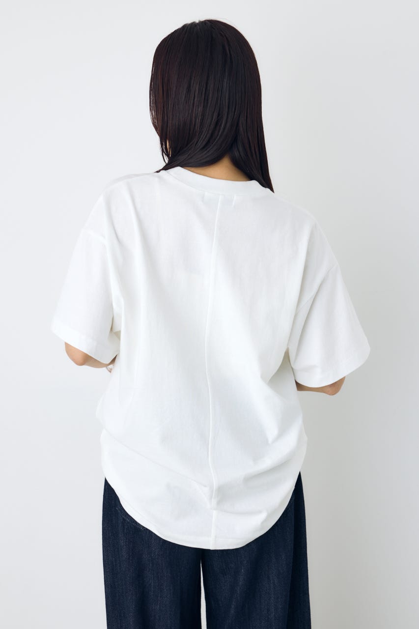 アーバンコットンルーズTシャツ O/WHT S