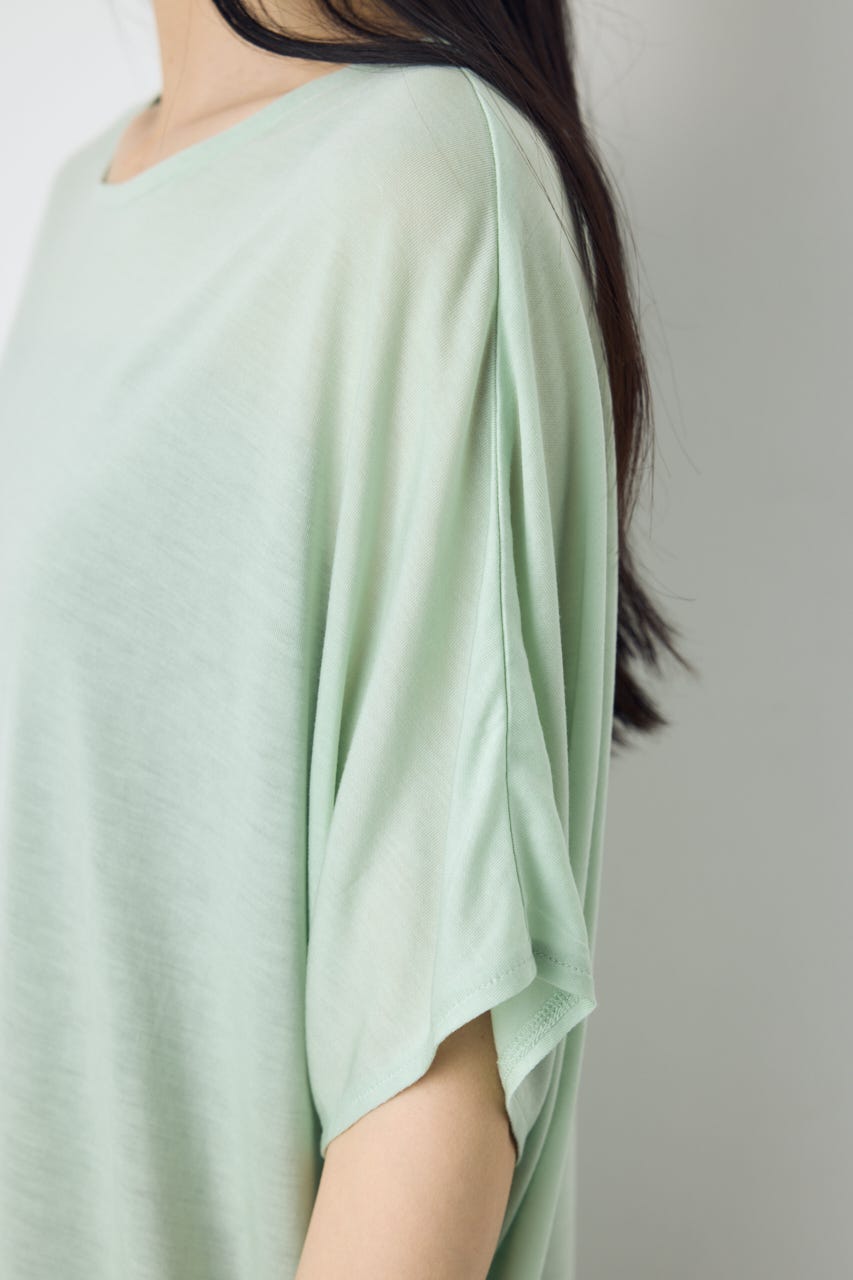 ドレープクロップドTシャツ MINT S