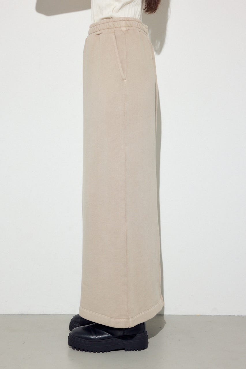 ピグメント起毛裏毛Iラインスカート BEG S