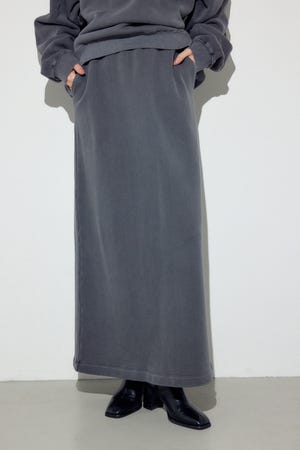 ピグメント起毛裏毛Iラインスカート