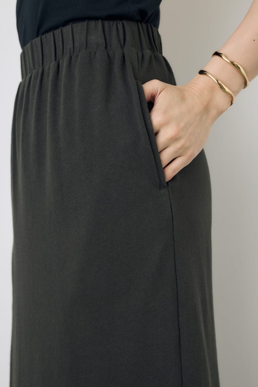 【GOLDEN PRICE 5/1(金)8:59までの特別価格】Iラインカットロングスカート L/BLK M