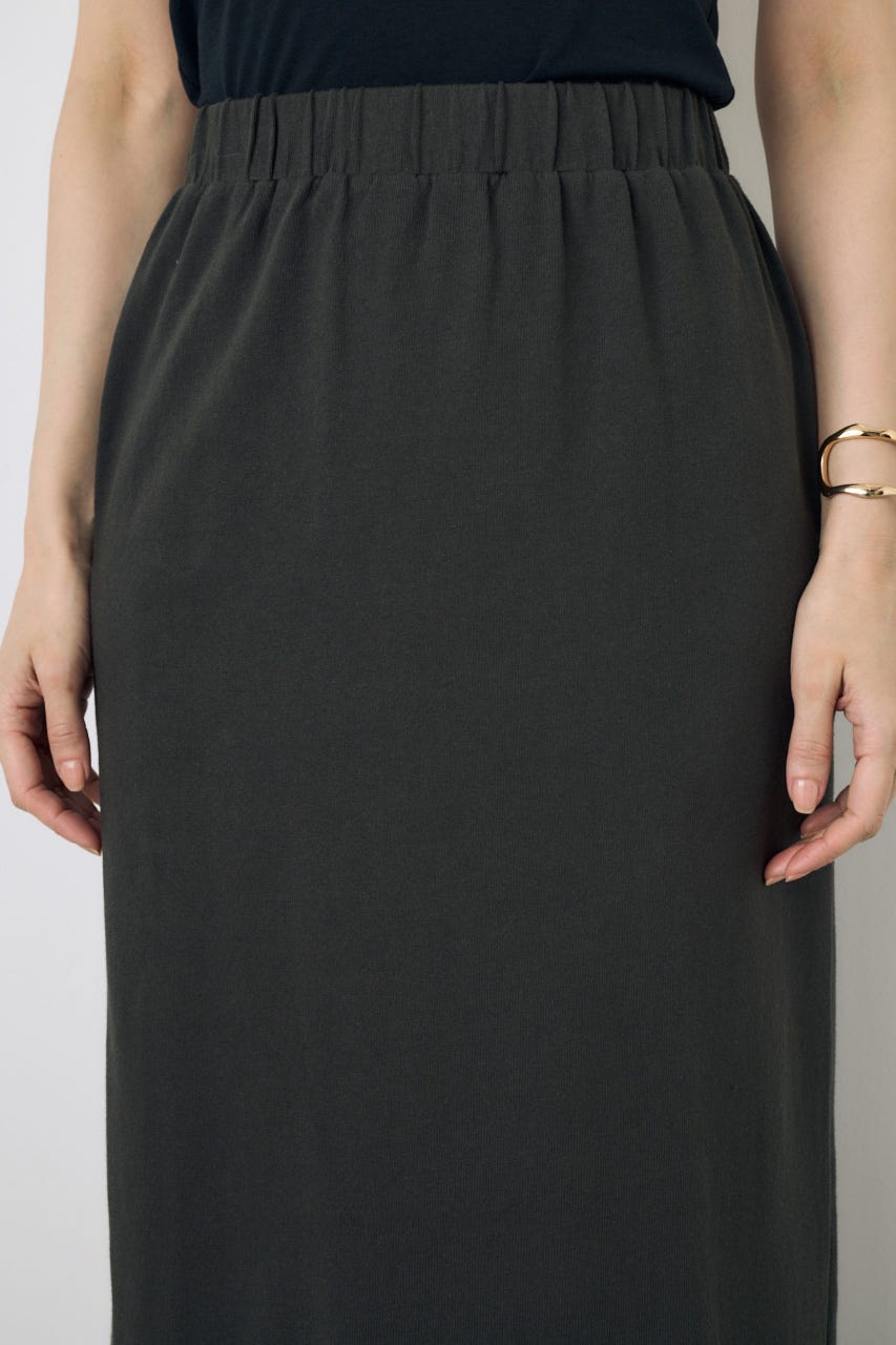 【GOLDEN PRICE 5/1(金)8:59までの特別価格】Iラインカットロングスカート L/BLK M