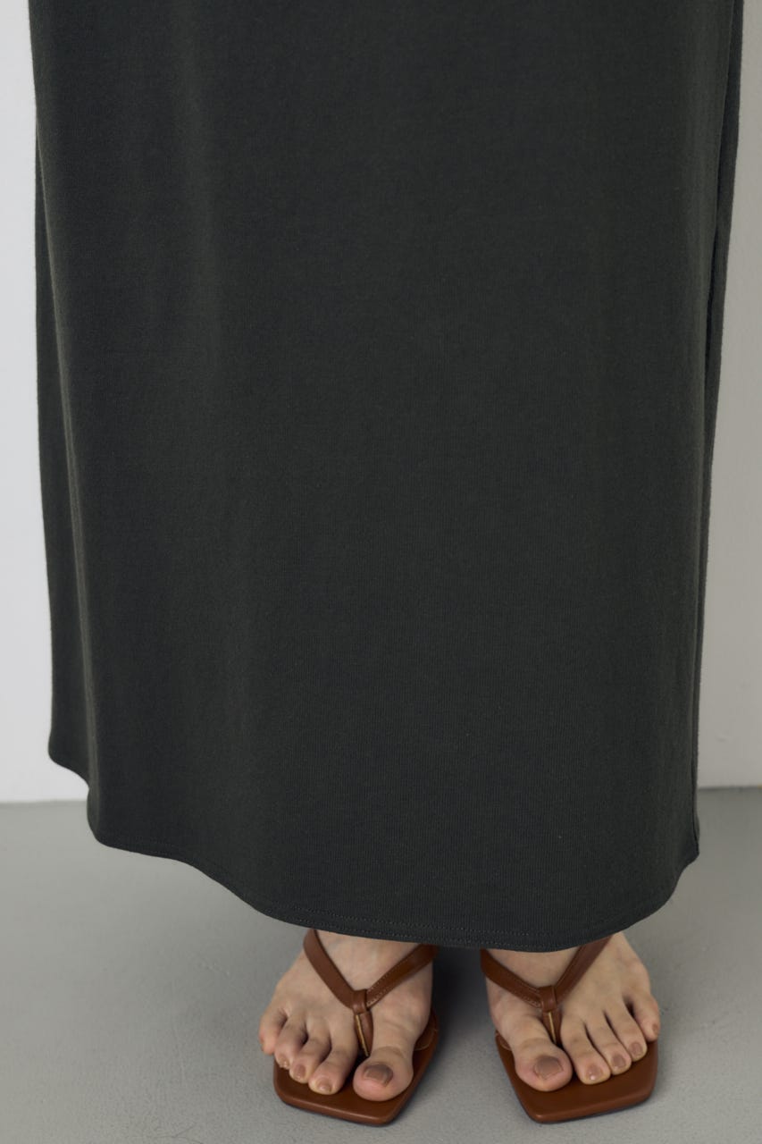 【GOLDEN PRICE 5/1(金)8:59までの特別価格】Iラインカットロングスカート L/BLK M