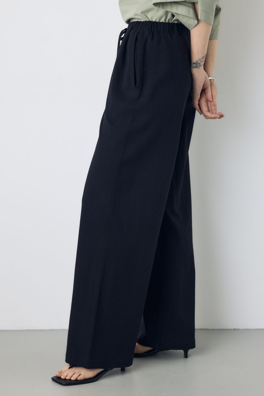 カットワイドパンツ BLK M
