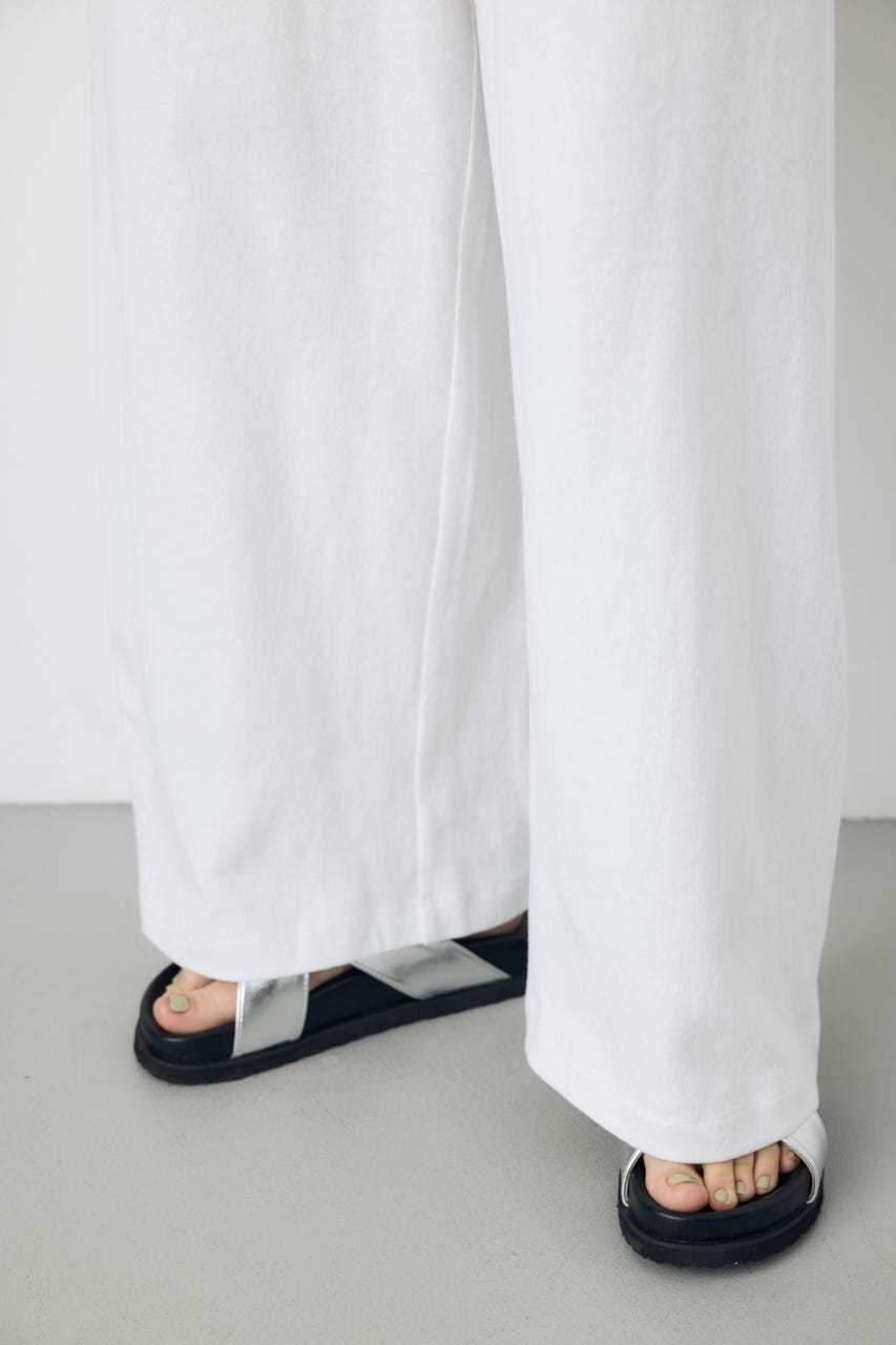 カットワイドパンツ O/WHT S