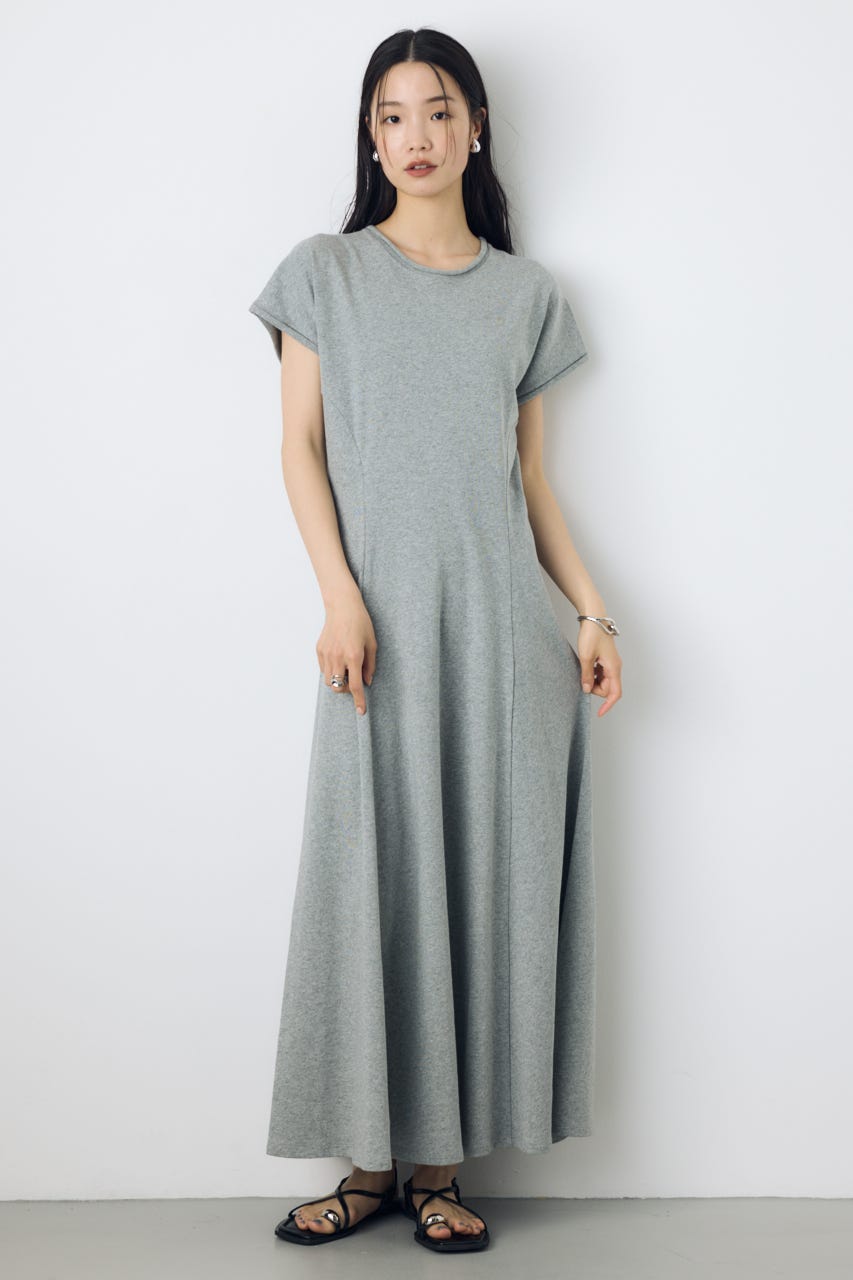 フィットフレアカットワンピース T.GRY M
