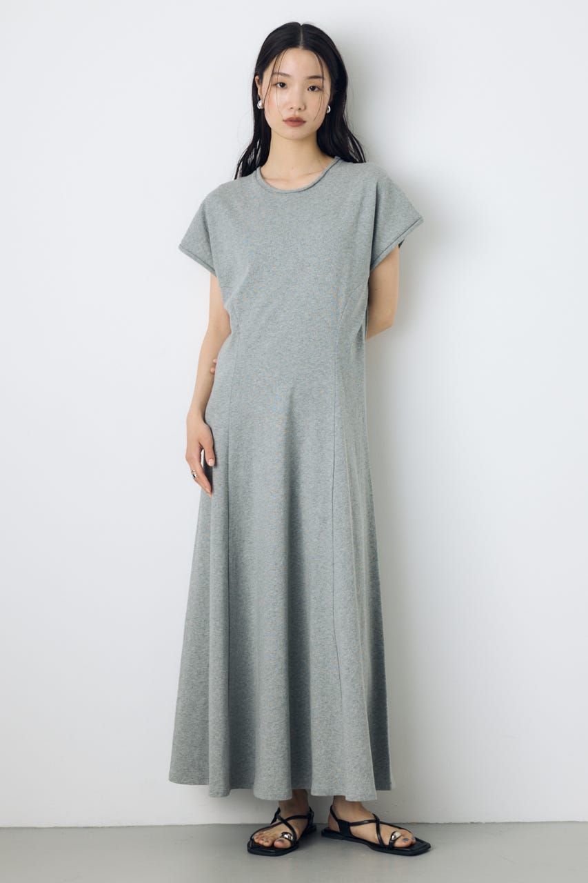 フィットフレアカットワンピース T.GRY M