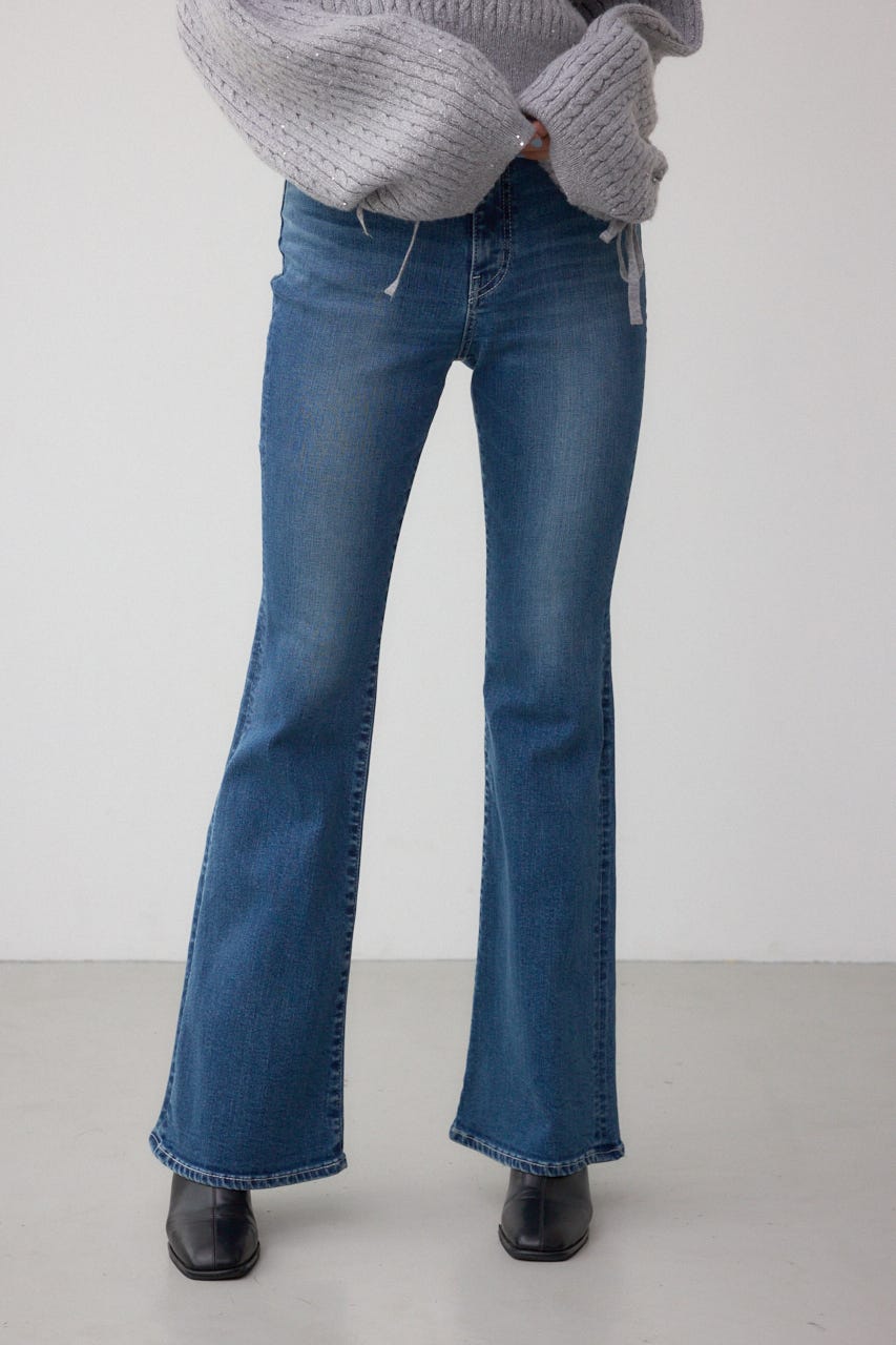 AZUL DENIM フレアデニム BLU XS