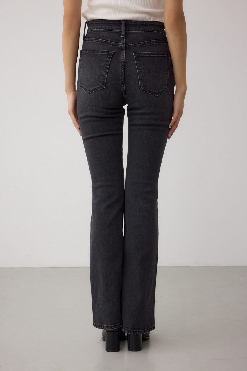 AZUL DENIM フレアデニム L/BLK L