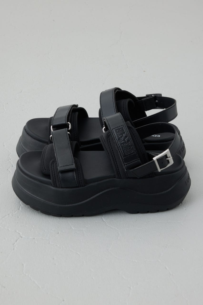 【CONVERSE×AZUL】チューイースポーツサンダル BLK 25.0cm