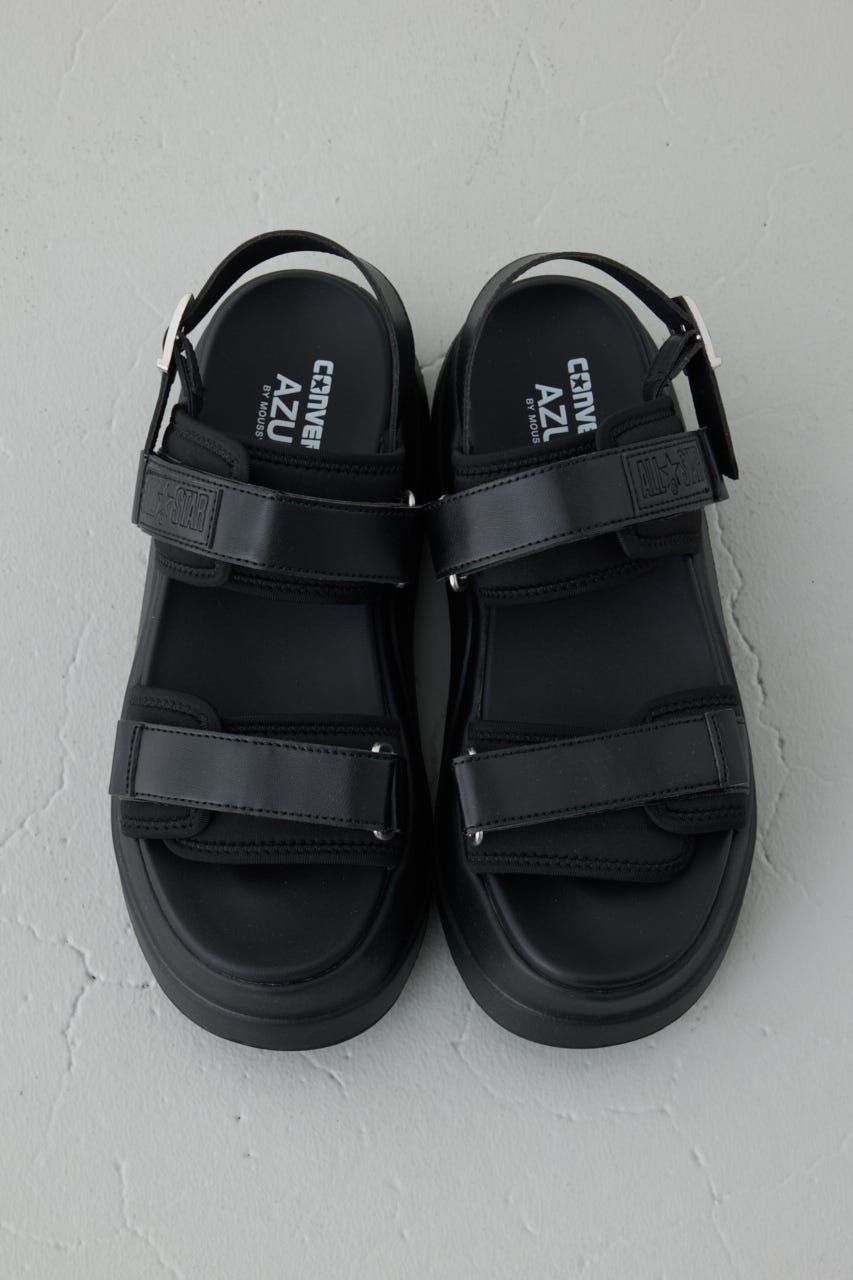 【CONVERSE×AZUL】チューイースポーツサンダル BLK 25.0cm