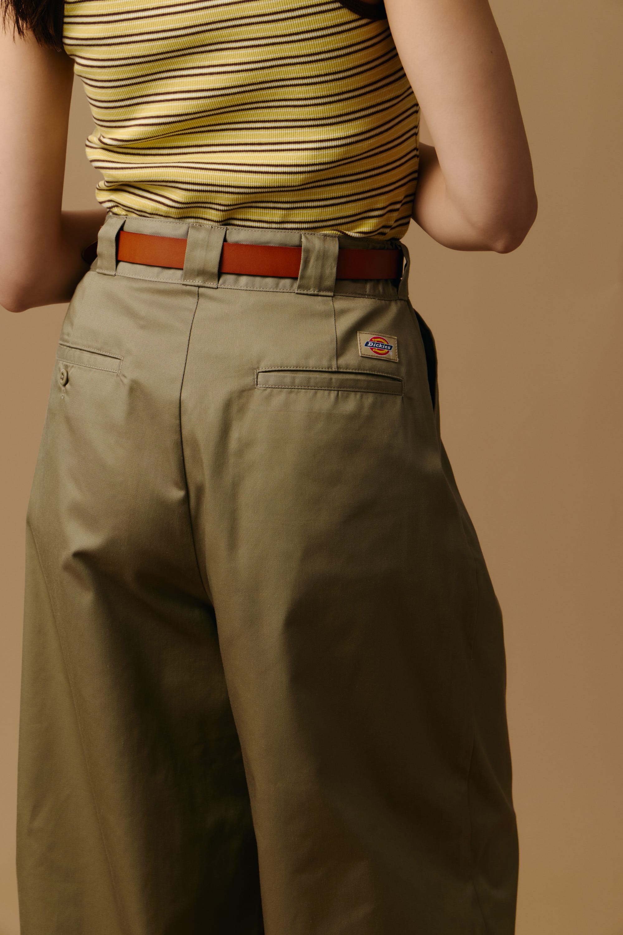 【Dickies（R）×AZUL】カーブパンツ KHA M