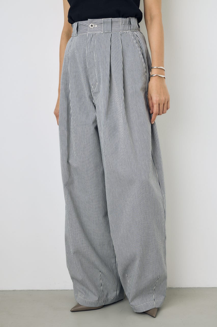 【Dickies（R）×AZUL】カーブパンツ Stripe S