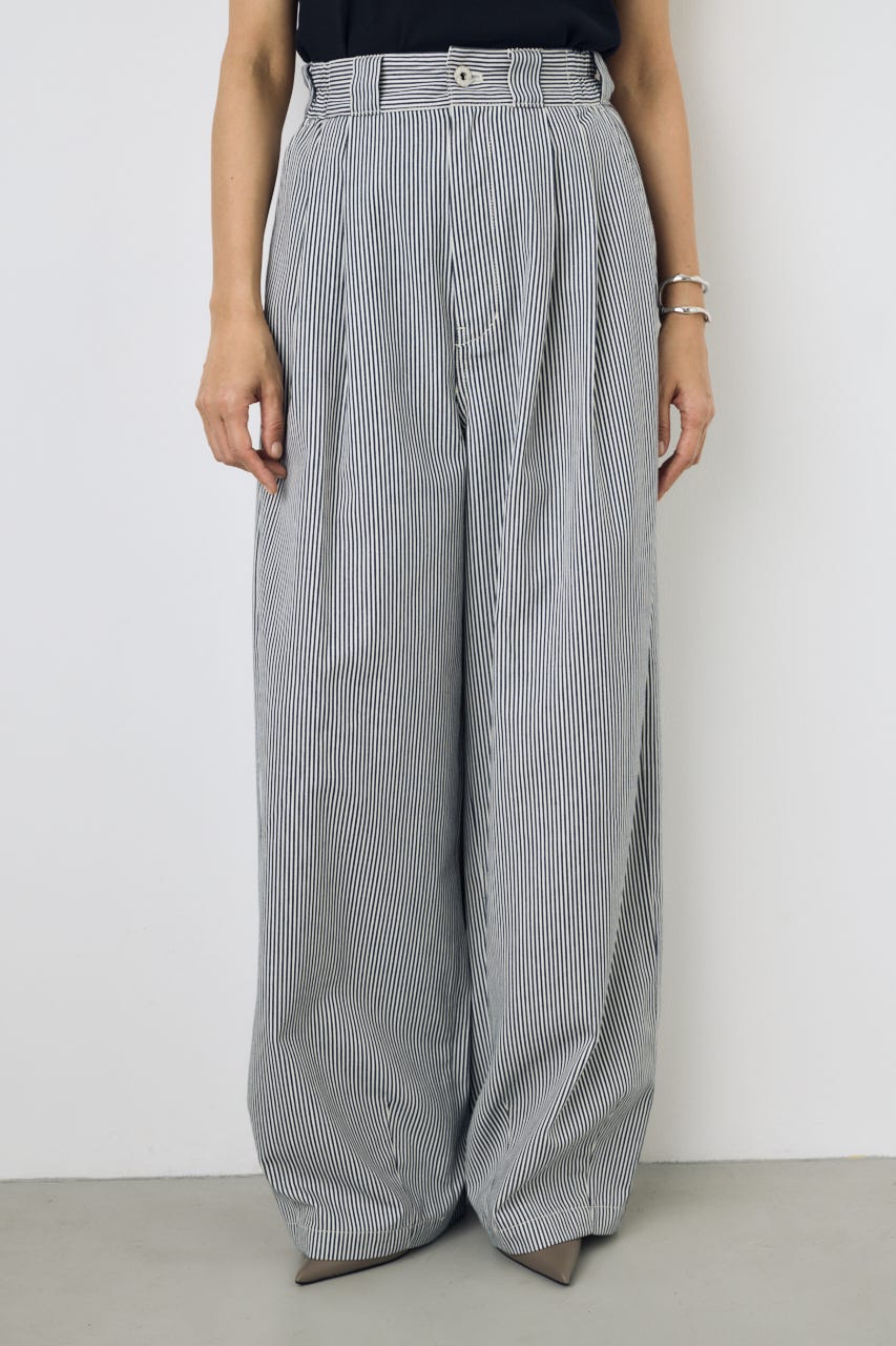 【Dickies（R）×AZUL】カーブパンツ Stripe S