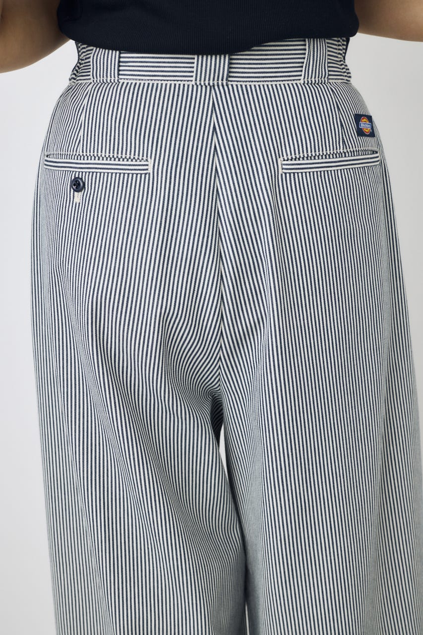 【Dickies（R）×AZUL】カーブパンツ Stripe S