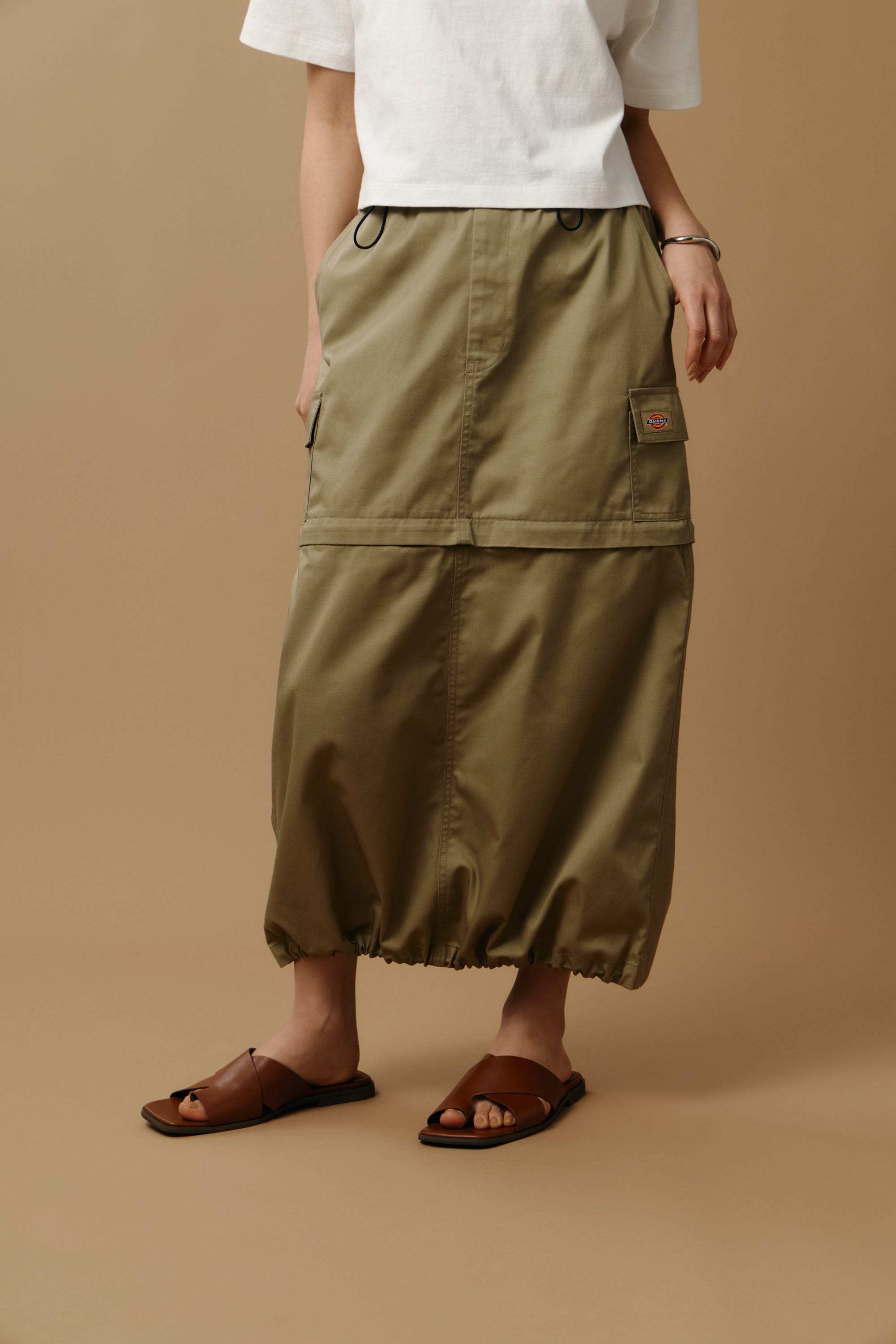 【Dickies（R）×AZUL】カーゴスカート KHA M