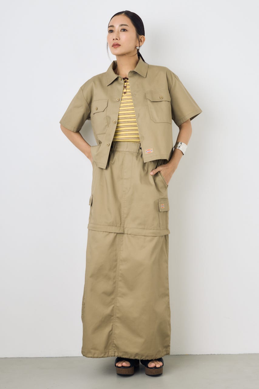 【Dickies（R）×AZUL】カーゴスカート KHA M