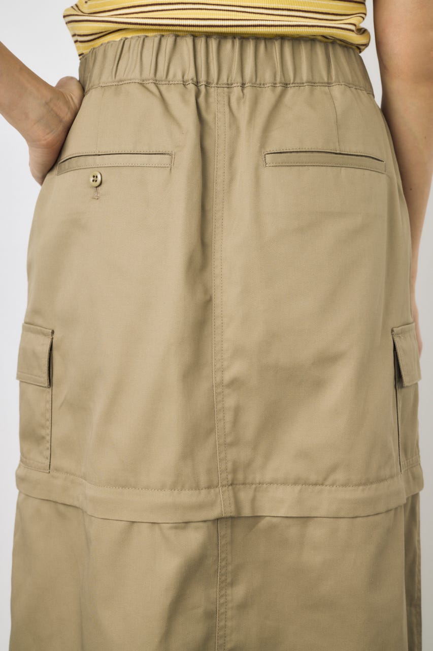 【Dickies（R）×AZUL】カーゴスカート KHA M