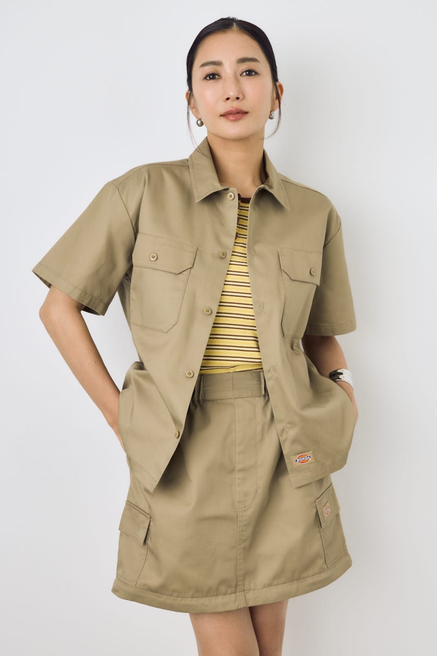 【Dickies（R）×AZUL】カーゴスカート KHA M