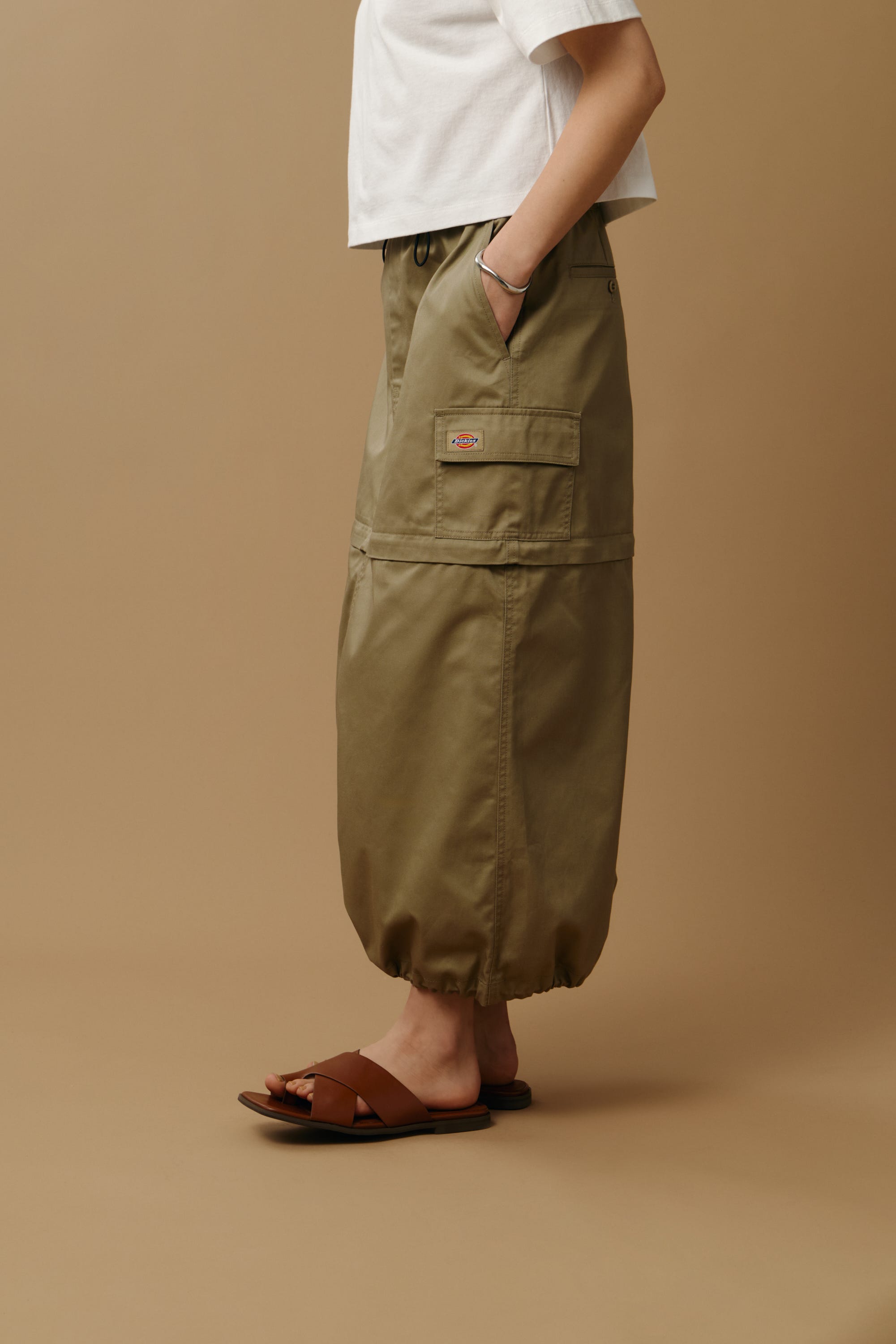 【Dickies（R）×AZUL】カーゴスカート KHA M