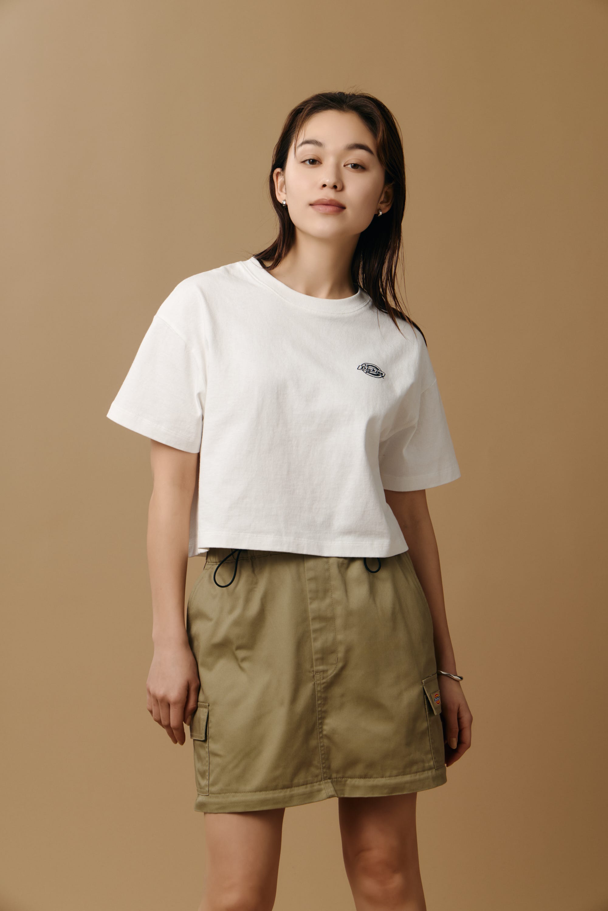 【Dickies（R）×AZUL】カーゴスカート KHA M