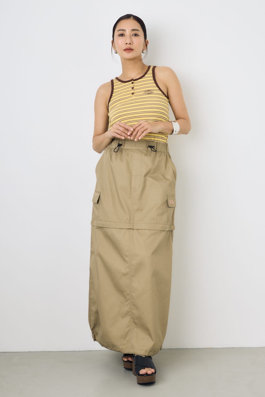 【Dickies（R）×AZUL】カーゴスカート KHA M