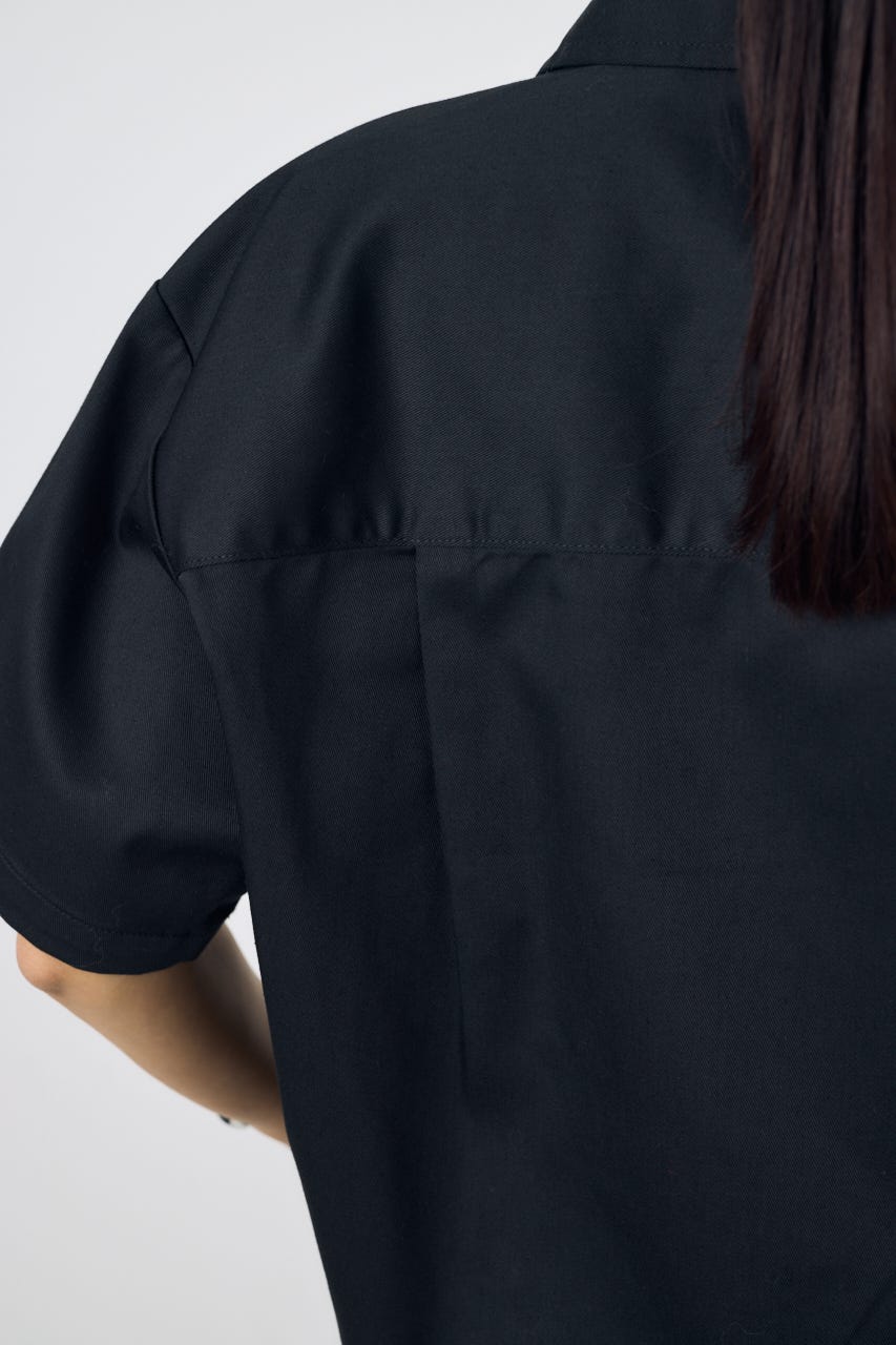 【Dickies（R）×AZUL】ワークシャツ BLK S