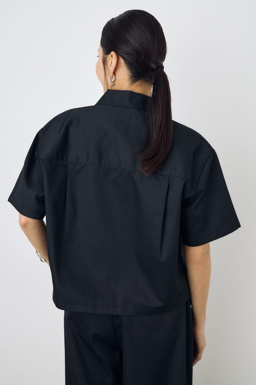 【Dickies（R）×AZUL】ワークシャツ BLK S