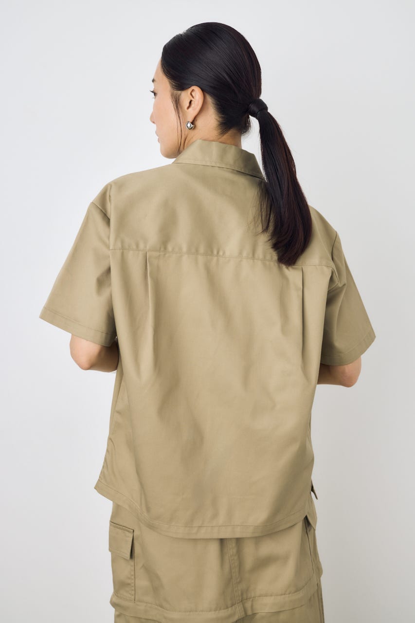 【Dickies（R）×AZUL】ワークシャツ KHA M