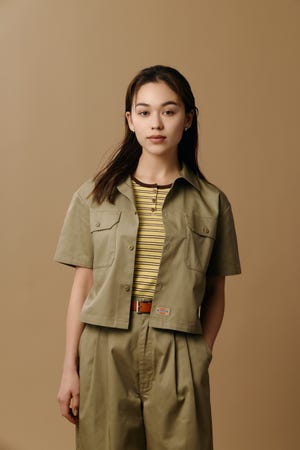 【Dickies（R）×AZUL】ワークシャツ