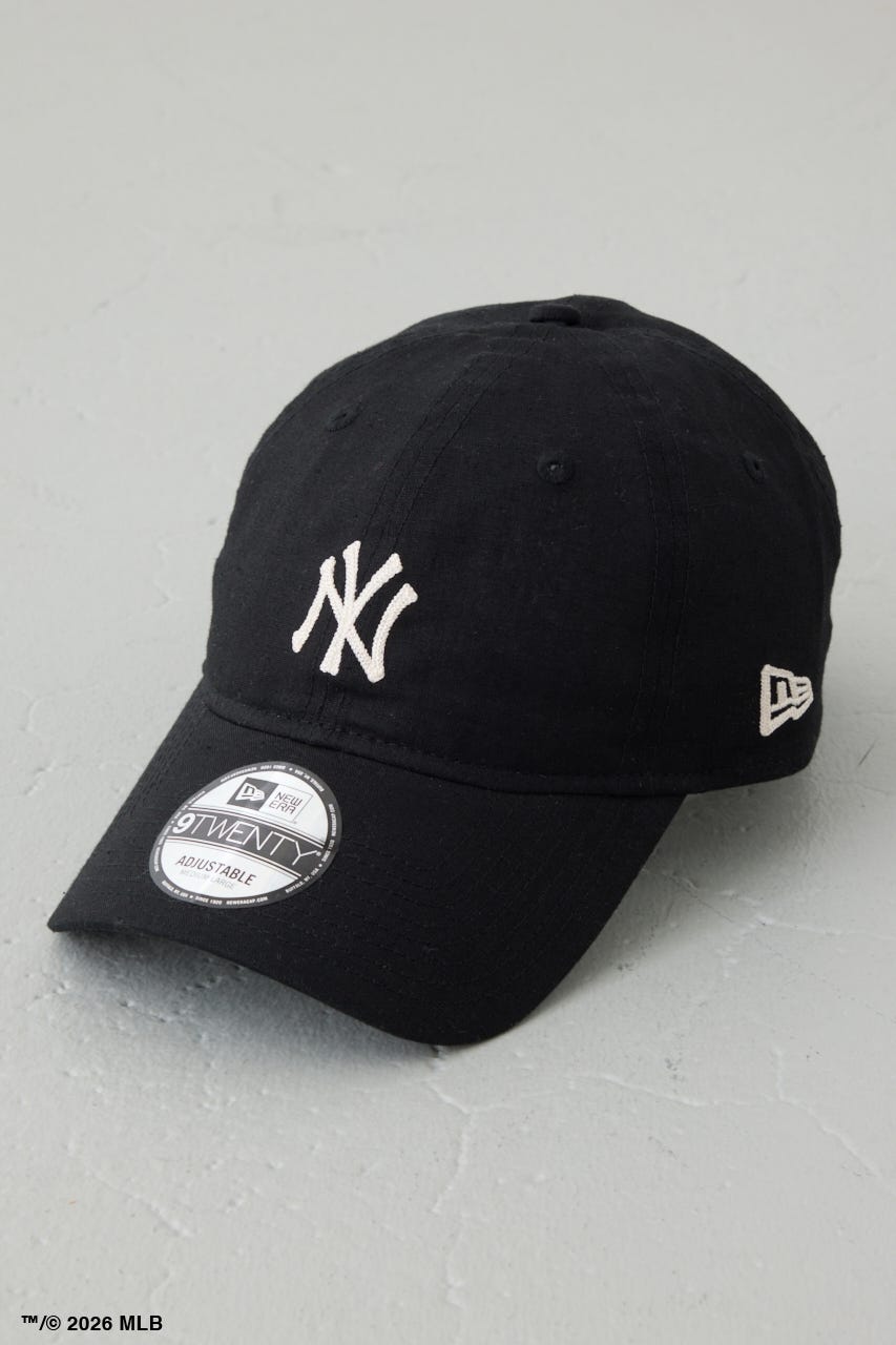 【NEW ERA×AZUL】MLB LINEN CAP BLK FREE