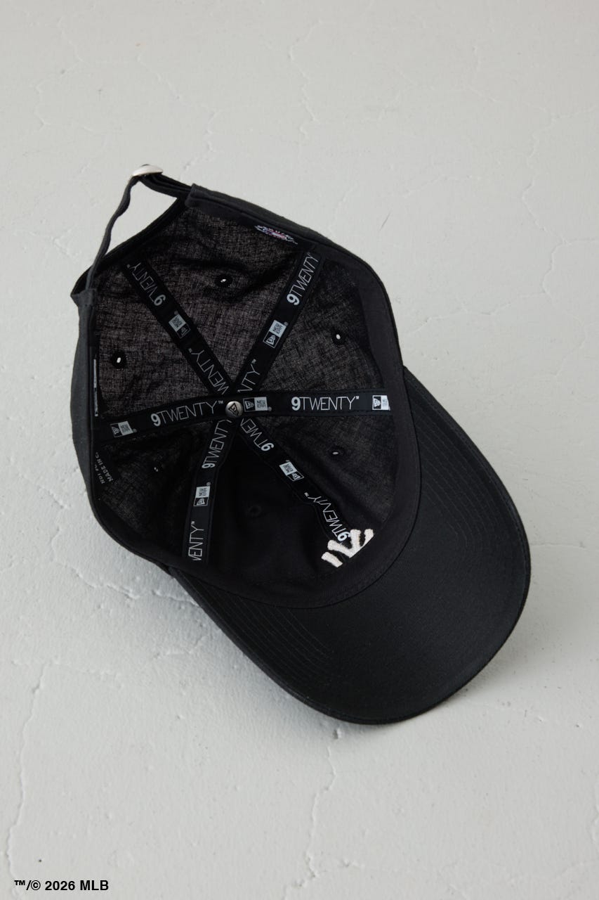 【NEW ERA×AZUL】MLB LINEN CAP BLK FREE