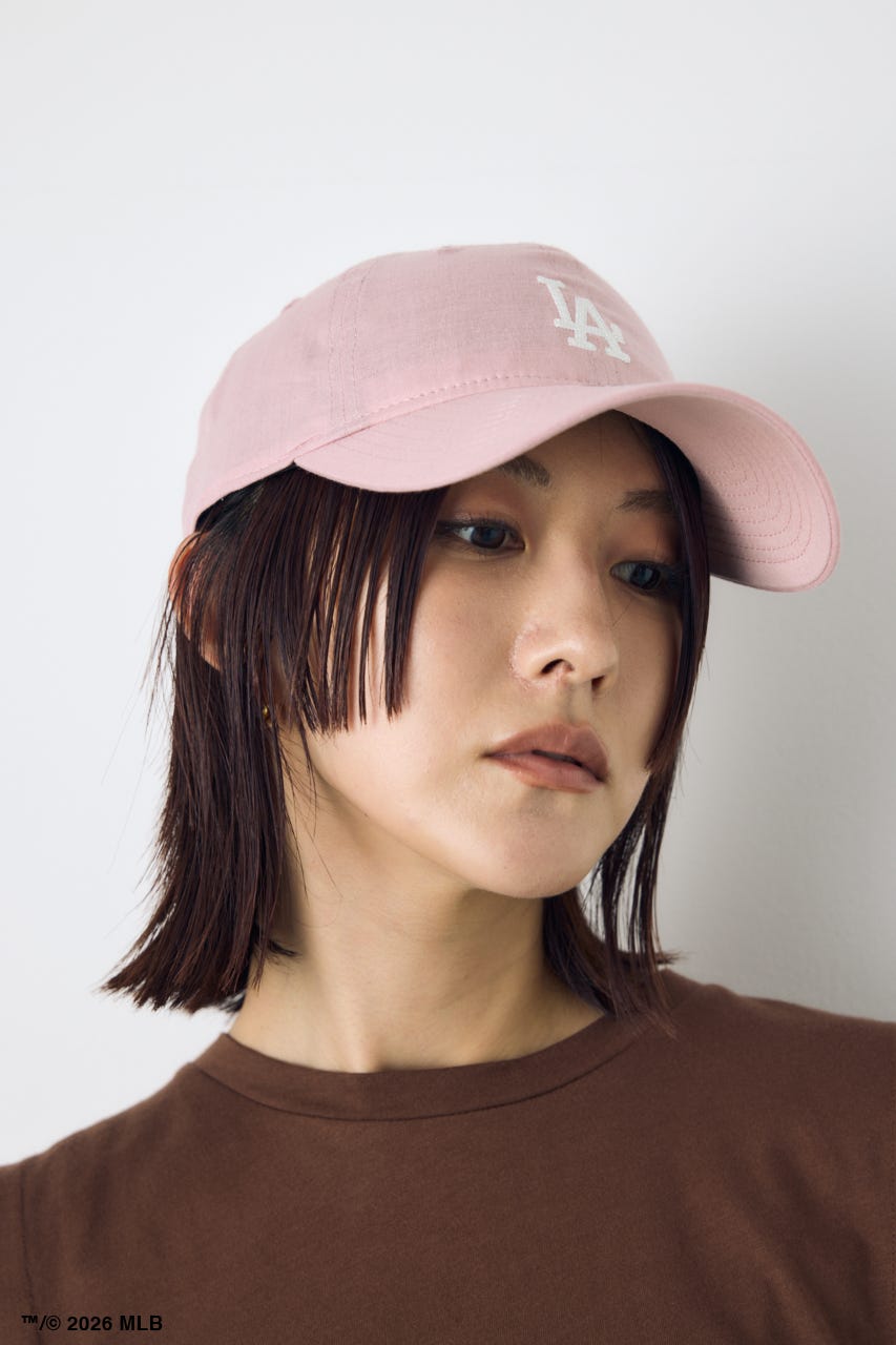 【NEW ERA×AZUL】MLB LINEN CAP PNK FREE