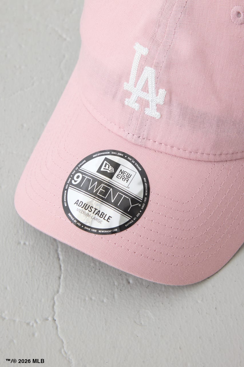 【NEW ERA×AZUL】MLB LINEN CAP PNK FREE